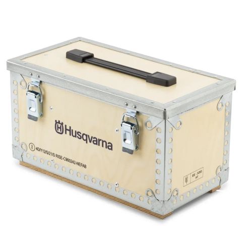 Caisse en bois certifiée transport batteries HUSQVARNA 529475101 photo du produit