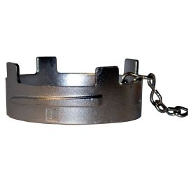 Bouchon sym&eacute;trique cadenassable avec chainette aluminium DN80 - R.PONS - 1094.529 pas cher Principale M