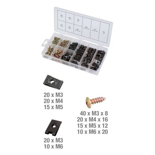 Assortiment de vis et d'écrous cage 170 pièces KS TOOLS 970.0530 photo du produit Secondaire 1 L