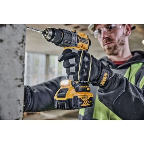 Perceuse visseuse Dewalt percussion compacte - XR - sans fil - 18 Volts -  brushless | DCD805NT-XJ