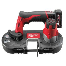 Scie à ruban 12V Milwaukee M12 BS-402C une main + 2 batteries 4 Ah + chargeur en coffret - 4933441805 photo du produit Principale M