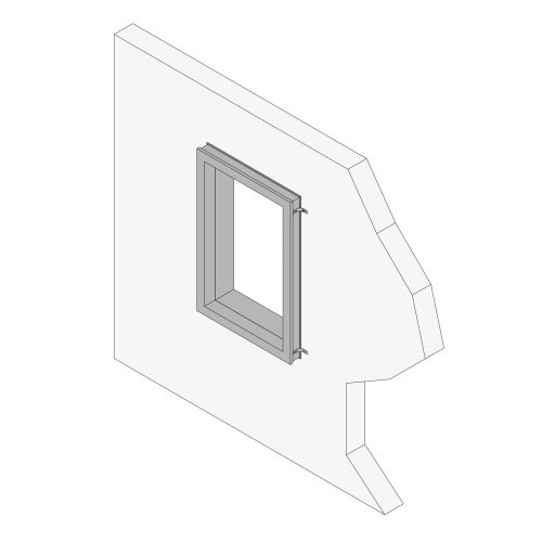 Equerre nervurée 30x115x70x1,5mm à pan coupé - SIMPSON - ENPC115/1.5 pas cher Secondaire 2 L