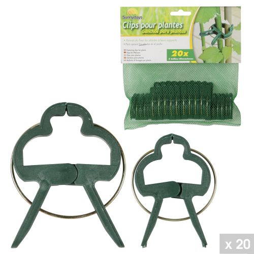 Lot de 20 clips pour plante - 223110 pas cher Principale L