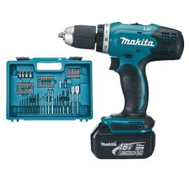 Perceuse-visseuse 18V Makita DDF453RFX1 + 2 batteries 3 Ah + chargeur + coffret avec accessoires photo du produit Principale M