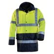 Parka 4en1 haute visibilité HIWAY jaune fluo/bleu marine TM - COVERGUARD - 70550M pas cher