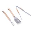 Set 3 outils barbecue manche bois 73854 photo du produit