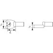 Embout rectangulaire à fourche en pouces 1/2 - 14x18mm - SAM OUTILLAGE - DFC-1/2 pas cher Secondaire 1 S