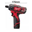 Perceuse visseuse 12 V M12 BD-202C + 2 batteries 2 Ah + chargeur + coffret MILWAUKEE 4933441900 photo du produit Secondaire 1 S