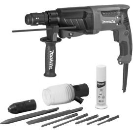 Perfo-burineur SDS Plus 800W Makita HR2630TX4 avec accessoires + coffret pas cher Principale M