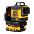 Niveau laser multilignes vert 18 V XR 3 x 360° + batterie 2 Ah + chargeur  + coffret DEWALT DCLE34031D1-QW photo du produit Secondaire 1 S