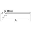 Clé pour vannes BRONZEPLUS 370 x 60 x 36 mm KS TOOLS 963.8241 photo du produit Secondaire 1 S