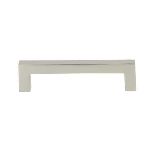 Poignée rectangle fine entraxe 96 mm aluminium finition nickel velours CADAP P0569/96/18S photo du produit Principale L