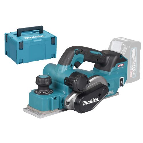 Raboteuse 40 V Max Li-Ion (sans batterie ni chargeur) + coffret MAKPAC MAKITA KP001GZ02 photo du produit