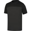 Tee-shirt 100% coton GENOA2 gris/noir TL - DELTA PLUS - GENO2GNGT pas cher