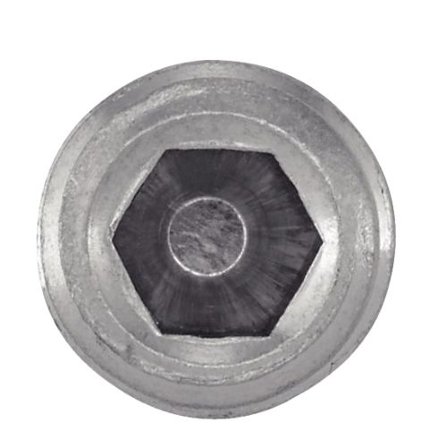 Vis à métaux sans-tête hexagonale creuse bout cuvette A4 DIN 916 10X40 boîte de 100 - ACTON - 6420710X40 pas cher Secondaire 1 L