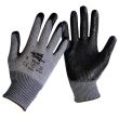 Gant anti-coupure 5 ANT310 enduit nitrile gris/noir T9 MANUSWEET 181614 photo du produit