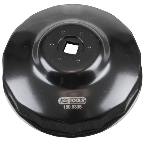 Cloche pour filtre à huile 3/8'' diamètre 100 mm 15 cannelures KS TOOLS 150.9335 photo du produit