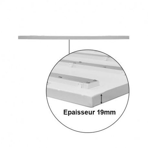 Plafonnier LED FILANTE blanc PMMA 595 x 595 mm 30 W 4000 K MIIDEX LIGHTING 77706 photo du produit Secondaire 2 L