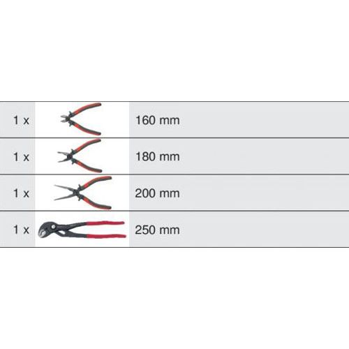 Module de 4 pinces KS TOOLS 713.4014 photo du produit Secondaire 1 L