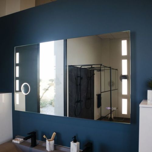 Miroir salle de bain EXCELLENCE lumineux 140x80cm rectangulaire - CUISIBANE - S02EXCELLE140 pas cher Secondaire 3 L