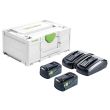 Set Énergie 18V + 2 batteries 5,2Ah + chargeur TCL 6 DUO + coffret SYSTAINER 3 - FESTOOL - 577075 photo du produit