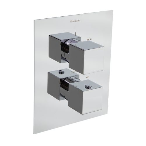 Mitigeur bain-douche thermostatique à encastrer 2 voies KUATRO 478712S - RAMON SOLER - 47D302540 pas cher