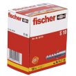 Chevilles à expansion 100 % nylon sans collerette S 10X50 boîte de 50 - FISCHER - 50110 pas cher Secondaire 3 S