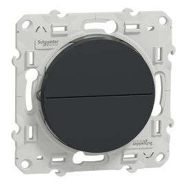 Bouton poussoir ODACE anthracite à 2 boutons montée/descente pour volet - SCHNEIDER ELECTRIC - S540207 pas cher Principale M