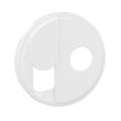 Enjoliveur CELIANE pour prise TV + RJ blanc LEGRAND CB0342 photo du produit