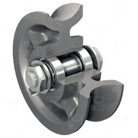 Galet Mantion acier gorge ronde diam&egrave;tre 150 mm - 1009GRA photo du produit Principale M