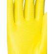 Gants de ménage en latex floqué coton jaune T9 - SINGER - LAT2005.9 pas cher Secondaire 1 S