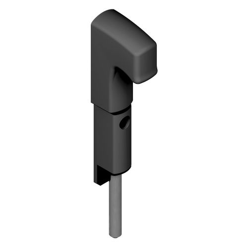Verrou en applique Danaos tige inox longueur 167 mm noir RAL9005 LA CROISEE DS DS6370-013 photo du produit Principale L