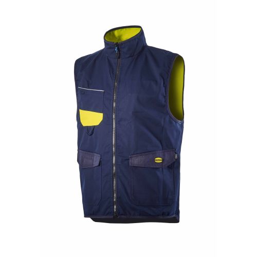 Gilet haute visibilité jaune fluo/gris T2XL - DIADORA SPA - 702.170747.XXL C6191 pas cher Secondaire 1 L