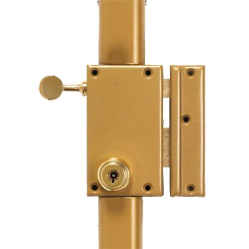 Serrure en applique 3 points 70 vertical tirage A2P* cylindre de 47,5mm à 7 ailettes droite - POLLUX - 701710D pas cher