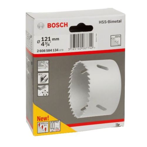 Scie-trépan HSS bimétal D121 mm 4 3/4‘' BOSCH 2608584134 photo du produit Secondaire 1 L