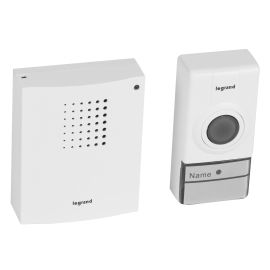 Kit carillon radio sans fils essentiel blanc – LEGRAND - 09425 pas cher Principale M