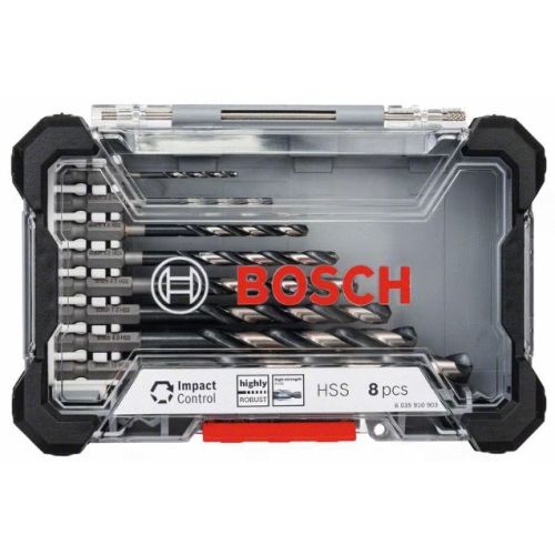 Coffret forets métal HSS-G Impact Control 1/4'' BOSCH 2608577146 photo du produit Secondaire 1 L