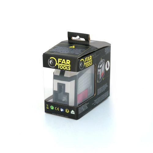 Niveau laser 2 x 1,5 V NL 12 croix rouge FARTOOLS 224201 photo du produit Secondaire 6 L