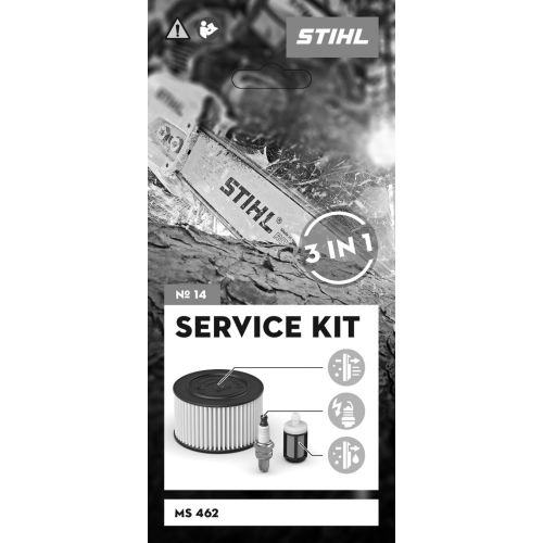 Kit d'entretien Service kit n°14 pour tronçonneuse MS 462 - STIHL - 1142-007-4101 pas cher Secondaire 1 L