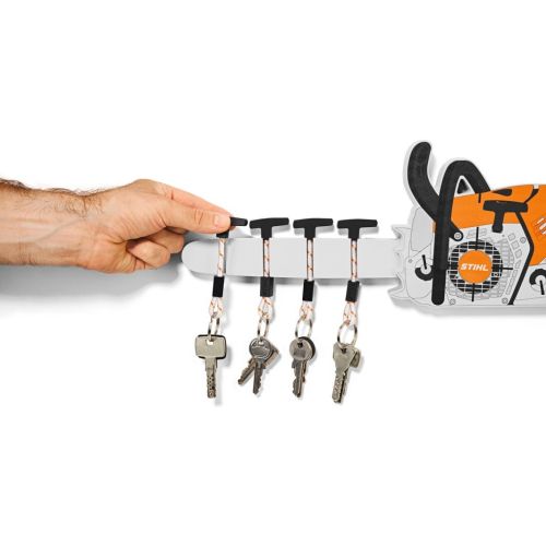 Support pour clés en forme tronçonneuse avec aimant STIHL 0421-600-0090 photo du produit Secondaire 6 L