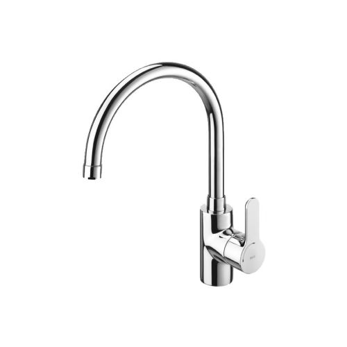 Mitigeur d’évier L20 chromé bec tube mobile - ROCA - A5A8409C0F pas cher