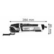 Découpeur oscillant STARLOCK 400 W GOP40-30 avec 15 accessoires + coffret L-BOXX BOSCH 0601231001 photo du produit Secondaire 1 S