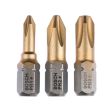 Pack de 3 embouts de vissage Max Grip PH1 PH1, PH2, PH3 L25 mm BOSCH 2607001754 photo du produit