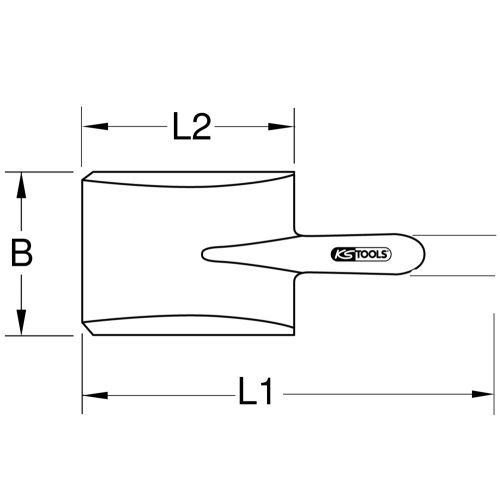 Bêche BRONZEPLUS poignée en D 1250 mm KS TOOLS 963.9631 photo du produit Secondaire 1 L