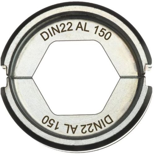 Matrices de sertissage Milwaukee DIN22 aluminium pour cosses de compression de câble 150 mm2 MILWAUKEE 4932451776 photo du produit Principale L