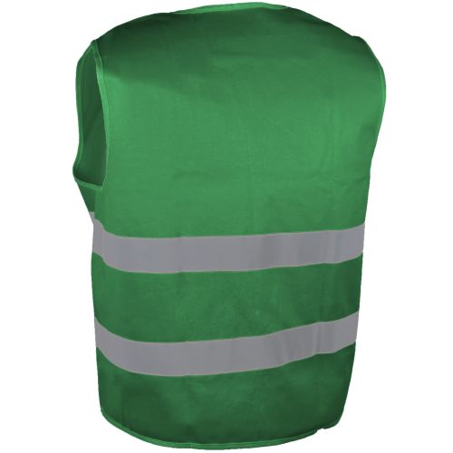 Gilet r&eacute;tro-reflechissant pour des situations &agrave; risques mod&eacute;r&eacute; couleur vert T. XL SINGER GILVER04 photo du produit Secondaire 1 L