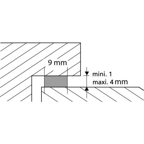 Joint de calfeutrage profil i blanc 7.5m ELLEN - ELLEN - 1000031 pas cher Secondaire 3 L