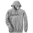 Sweat-Shirt à capuche avec logo gris granulé TXL - CARHARTT - S1100074034XL pas cher
