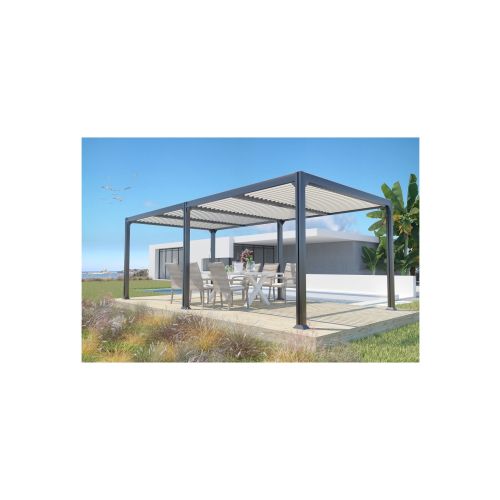 Pergola autoportante 3x6 m - COULEURS DU MONDE - MEMPHIS pas cher Secondaire 1 L