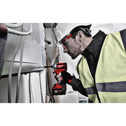 Visseuse à chocs Brushless 1/4'' HEX 18 V M18 CBLID-402C + 2 batteries 4 Ah + chargeur + coffret MILWAUKEE 4933464534 photo du produit Secondaire 9 L